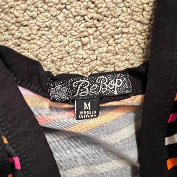 Multi color horizontal strip dress - Picture 2 of 2